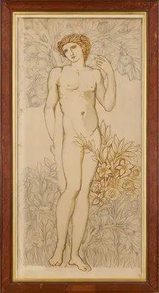 The Angels of the Hierarchy - Male Nude - Imago Dei (In the Image of God - Adam), 1873. Creator: Sir Edward Coley Burne-Jones