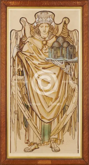 The Angels of the Hierarchy - Potentates, 1873. Creator: Sir Edward Coley Burne-Jones.