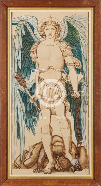 The Angels of the Hierarchy - Principates, 1873. Creator: Sir Edward Coley Burne-Jones.