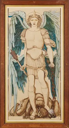 The Angels of the Hierarchy - Principates, 1873. Creator: Sir Edward Coley Burne-Jones