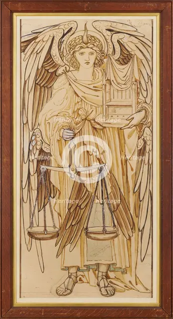 The Angels of the Hierarchy - Thrones, 1873. Creator: Sir Edward Coley Burne-Jones.