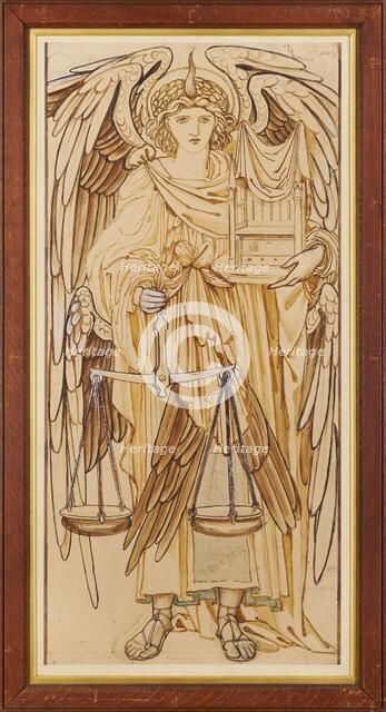 The Angels of the Hierarchy - Thrones, 1873. Creator: Sir Edward Coley Burne-Jones.