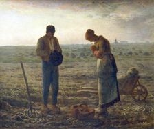 The Angelus 1857-1859. Artist: Jean Francois Millet