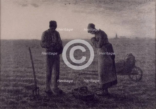 The Angelus, c1860. Creator: Jean Francois Millet.