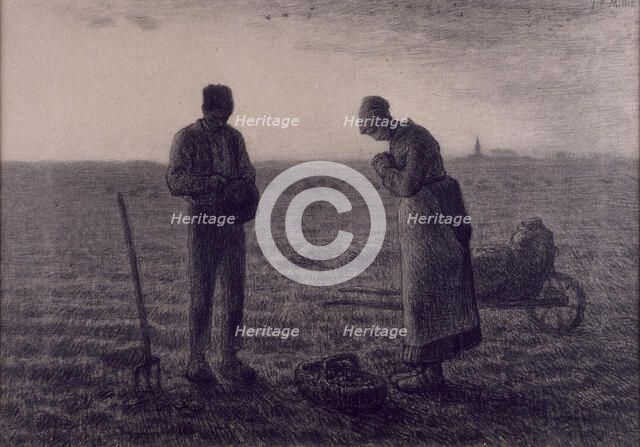 The Angelus, c1860. Creator: Jean Francois Millet.