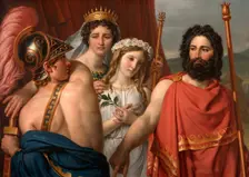 The Anger of Achilles. Artist: David, Jacques Louis (1748-1825)