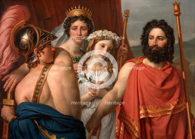 The Anger of Achilles. Artist: David, Jacques Louis (1748-1825)