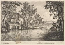 The Angler, 1650. Creator: Wenceslaus Hollar