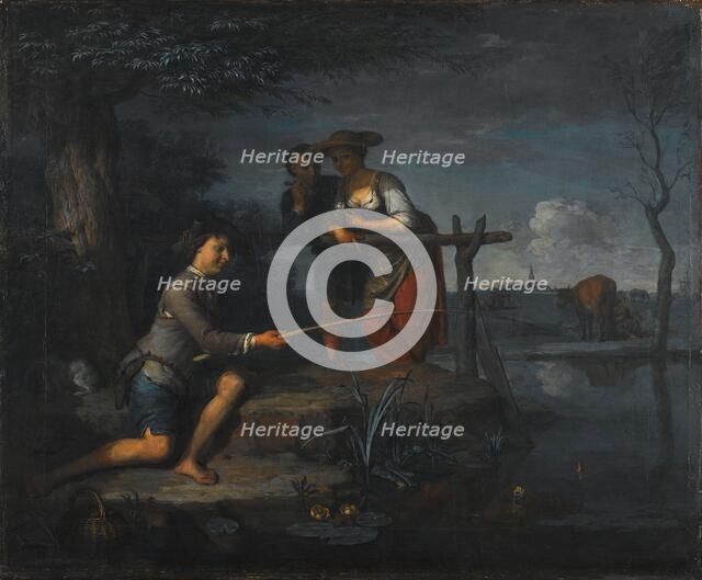 The Angler, 1700-1738. Creator: Carel de Moor.