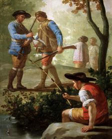 The Angler oil on canvas