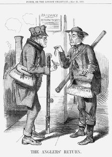 The Angler's Return 1859. Creator: Unknown