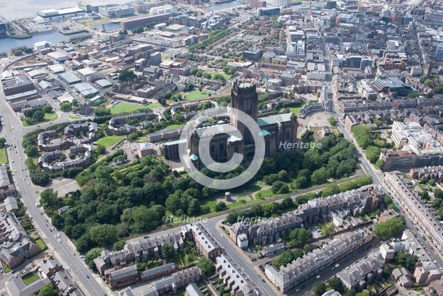 The Anglican Cathedral Church of Christ and environs, Liverpool, 2015. Creator: Historic England.
