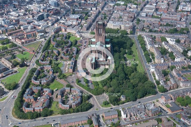 The Anglican Cathedral Church of Christ and environs, Liverpool, 2015. Creator: Historic England.