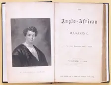 The Anglo-African magazine, Frontispiece and Title page, 1859. Creator: Unknown
