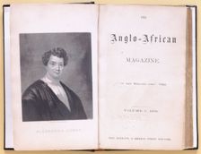 The Anglo-African magazine, Frontispiece and Title page, 1859. Creator: Unknown