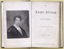 The Anglo-African magazine, Frontispiece and Title page, 1859. Creator: Unknown