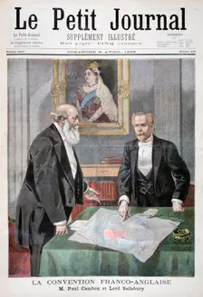The Anglo-French Convention, 1899. Creators: Oswaldo Tofani, F Meaulle