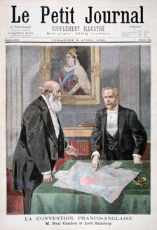 The Anglo-French Convention, 1899. Creators: Oswaldo Tofani, F Meaulle