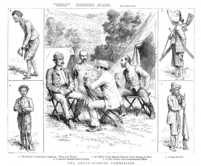 ''The Anglo-Siamese Commission', 1890. Creator: Unknown.
