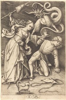 The Angry Wife, c. 1495/1503. Creator: Israhel van Meckenem