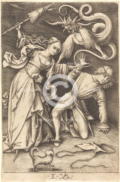 The Angry Wife, c. 1495/1503. Creator: Israhel van Meckenem.