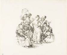 The Andalusian dance, 1825/26. Creator: Unknown