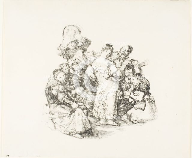 The Andalusian dance, 1825/26. Creator: Unknown.