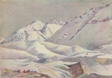 The Andes 1916. Artist: E.W Christmas