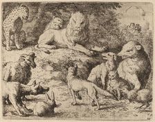 The Animals Present Their Charges Against Reynard, probably c. 1645/1656. Creator: Allart van Everdingen