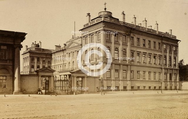 The Anichkov Palace in Saint Petersburg, 1874.