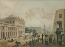 The Anichkov Palace in Saint Petersburg, End 1840s. Creator: Anonymous