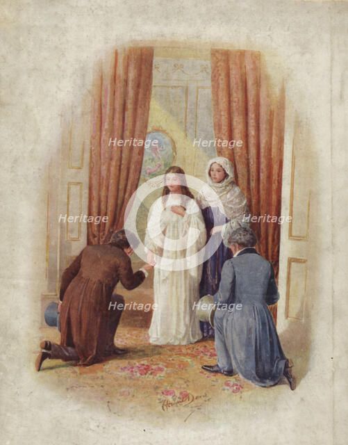 'The announcement of H.M. Queen Victoria of Her accession to the Throne, June 20th 1837', 1925. Creator: Howard Davie.