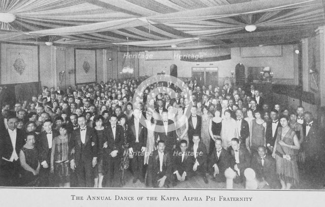 The Annual Dance of the Kappa Alpha Psi Fraternity, 1927. Creators: Addison N. Scurlock, Unknown.