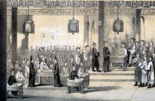 The annual festival celebrating the emperor's birthday, revived by Kublai-Khan 1847. Artist: B Clayton