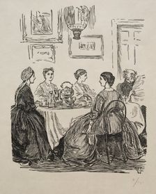 The Annual Question - Where Shall We Go?, 1865. Creator: George Louis Palmella Busson Du Maurier (British, 1834-1896)