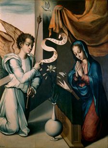The Annuncation, c1565. Creator: Luis de Morales
