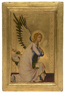 The Annunciation, 1320-1330. Creator: Simone Martini