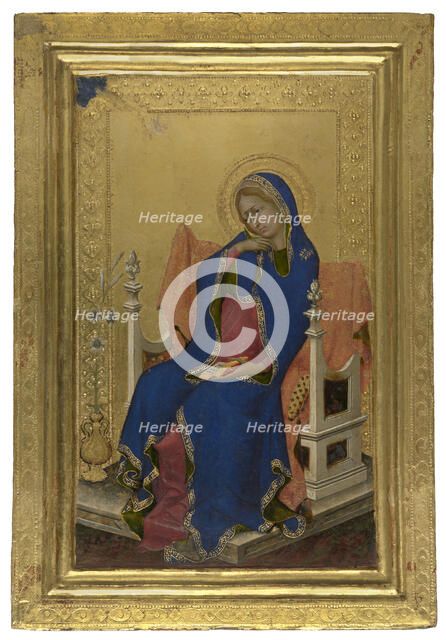 The Annunciation, 1320-1330. Creator: Simone Martini.
