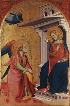 The Annunciation, 1345-1350. Creator: Gaddi, Taddeo (ca 1290-1366)