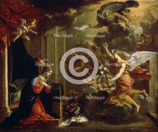 'The Annunciation', 17th century.  Artist: Eustache Le Sueur