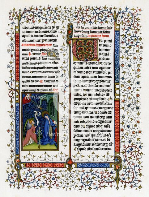 The Annunciation, 1413-1419. Artist: Unknown