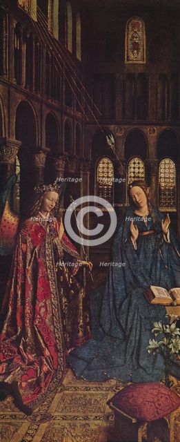 'The Annunciation', 1434-1436. Artist: Jan van Eyck.