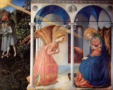 The Annunciation 1430-1432. Creator: Angelico, Fra Giovanni, da Fiesole (ca. 1400-1455)