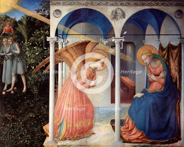 The Annunciation', 1430-1432.  Creator: Angelico, Fra Giovanni, da Fiesole (ca. 1400-1455).
