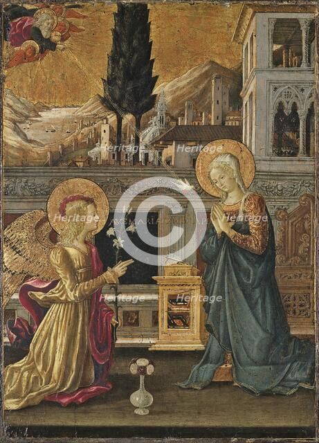 The Annunciation, 1455. Creator: Benedetto Bonfigli.