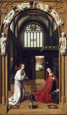 The Annunciation, 1452. Creator: Christus, Petrus (1410/20-1475/76)
