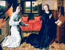 The Annunciation 1465-1470. Artist: Dieric Bouts