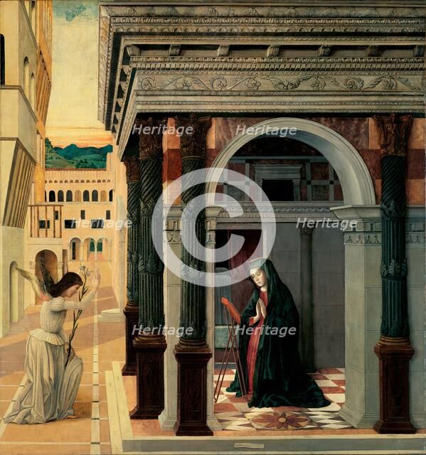 The Annunciation, 1475. Creator: Gentile Bellini.