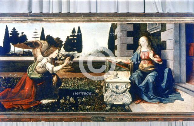'The Annunciation', 1472-1475. Artist: Leonardo da Vinci