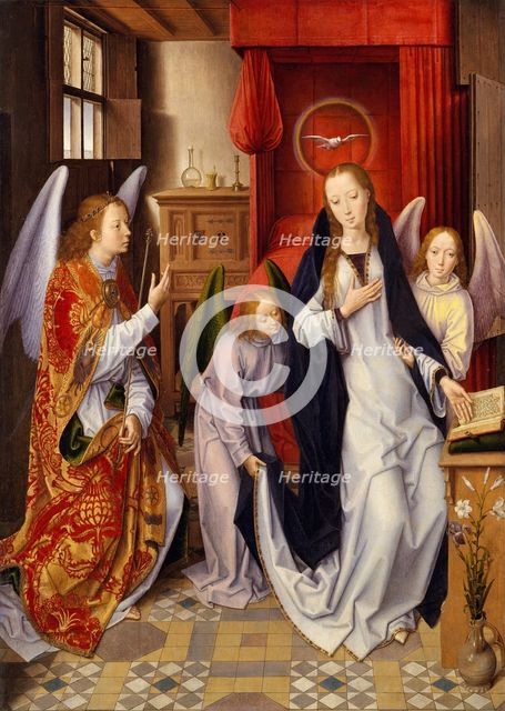 The Annunciation, 1480-89. Creator: Hans Memling.